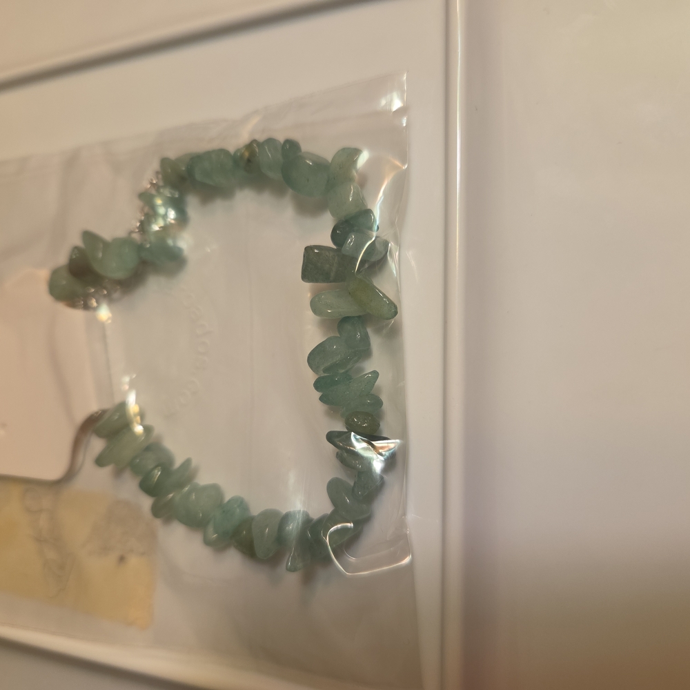 Elegant Green Stone Bracelet